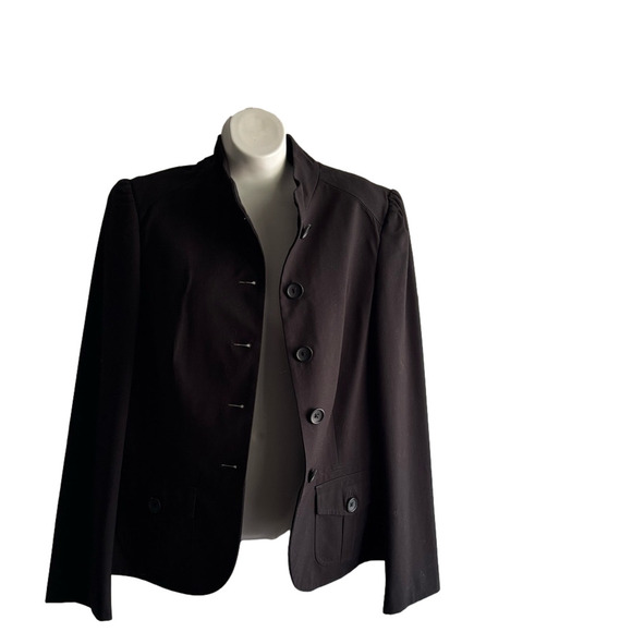 Banana Republic lined blazer, Size 8, buttoned front pockets. - Picture 2 of 5